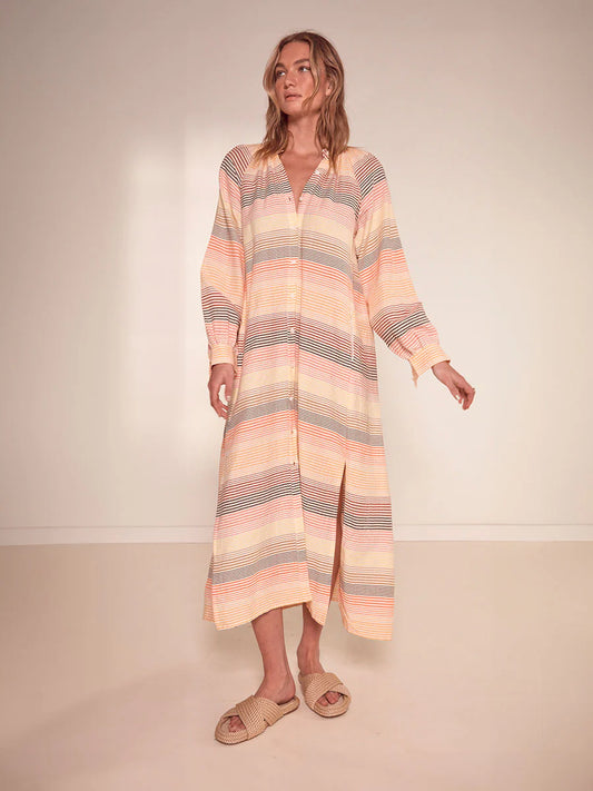 MAKEDA | Button Up Dress