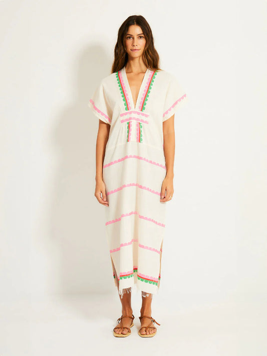 GASIRA | V Neck Caftan